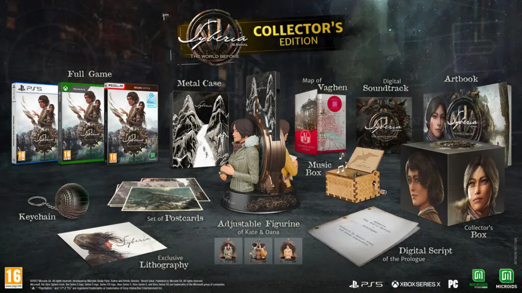 SYBERIA TWB BS COLLECTOR PS5 XBOX PC ENG Syberia: The World Before Edycja Kolekcjonerska