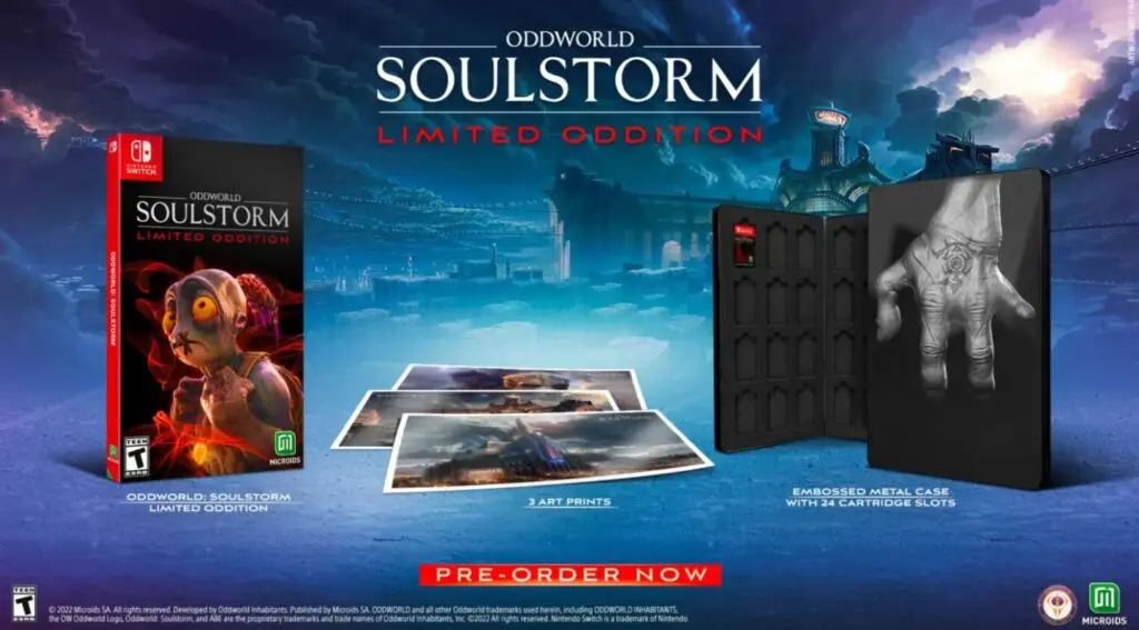Oddworld Soulstorm edycja kolekcjonerska na Nintendo Switch