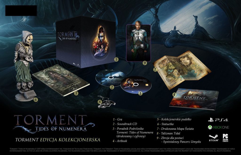 torment tides of numenera edycja kolekcjonerska pl ps4