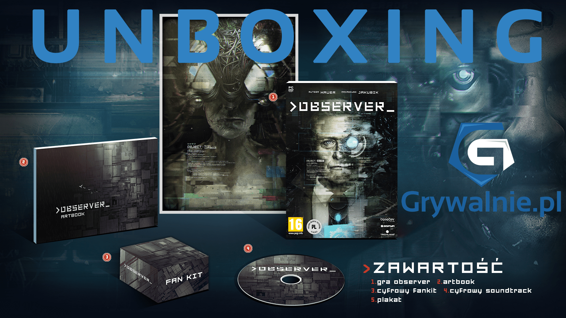 Unboxing – Observer (PC) – Edycja Premium Observer