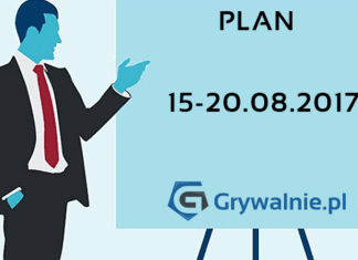Plan na najbliższe dni 15-20.08.2017