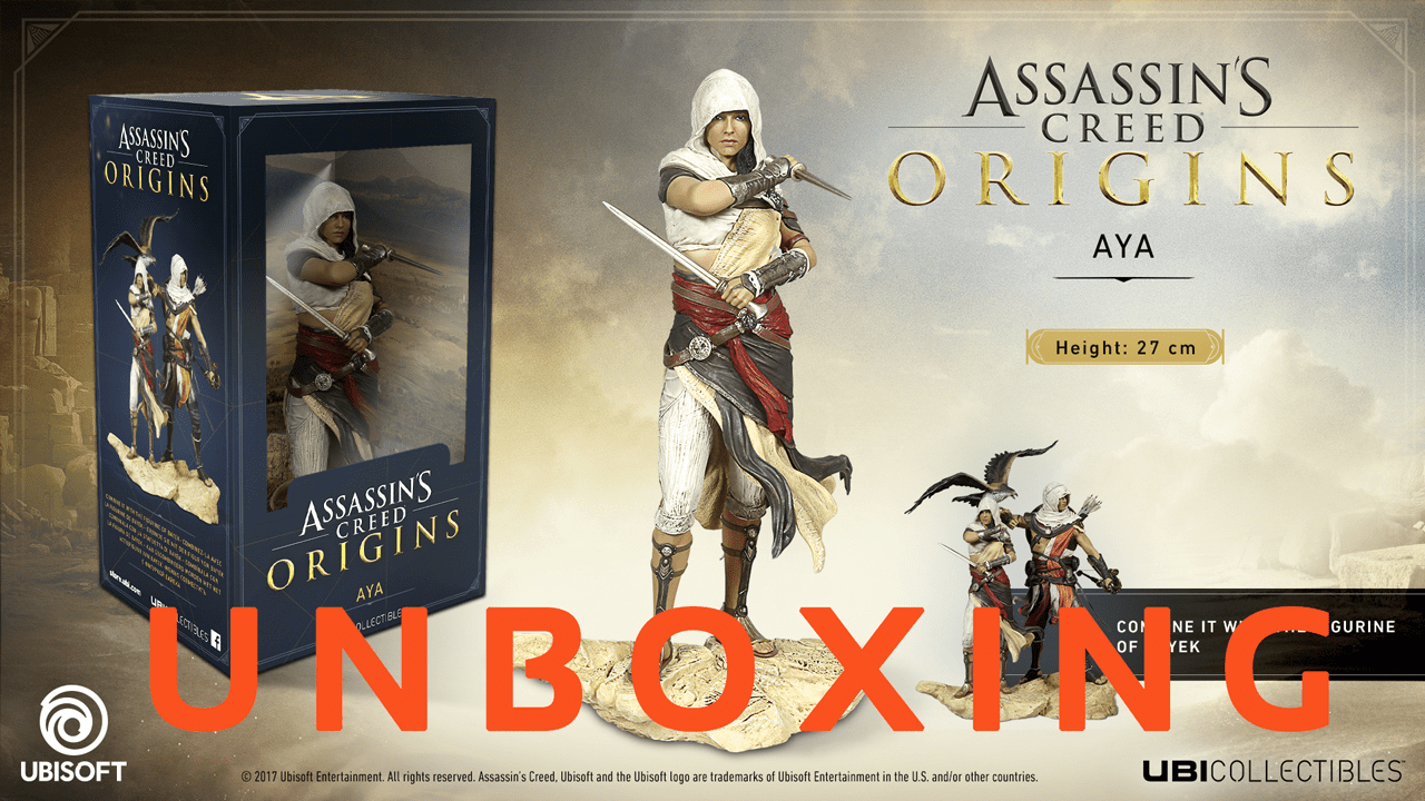 UNBOXING: Assassin’s Creed Origins AYA – Diorama – Figurki