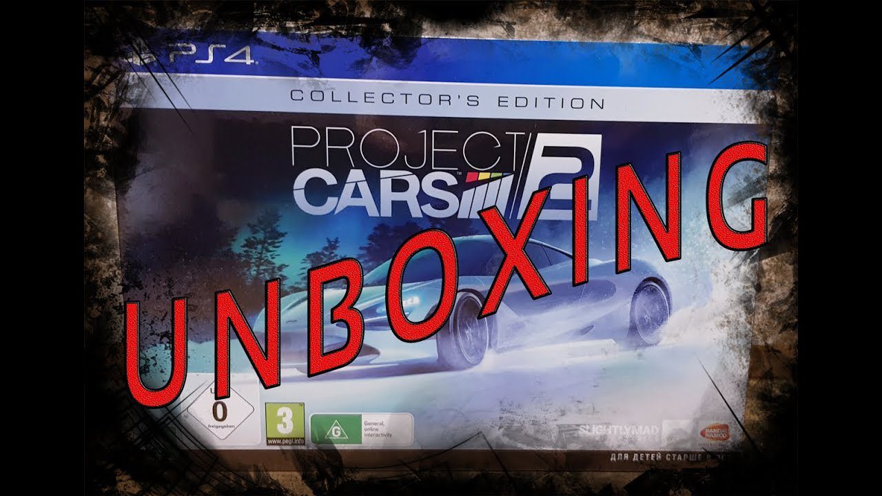 UNBOXING Project Cars 2 – Collectors Edition – Edycja Kolekcjonerska
