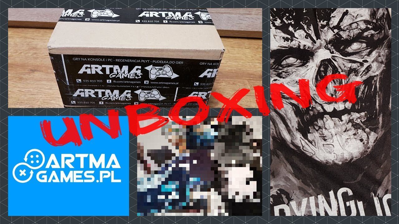 Kolejna paczka od Artma Games – UNBOXING – Zestaw gadżetów.