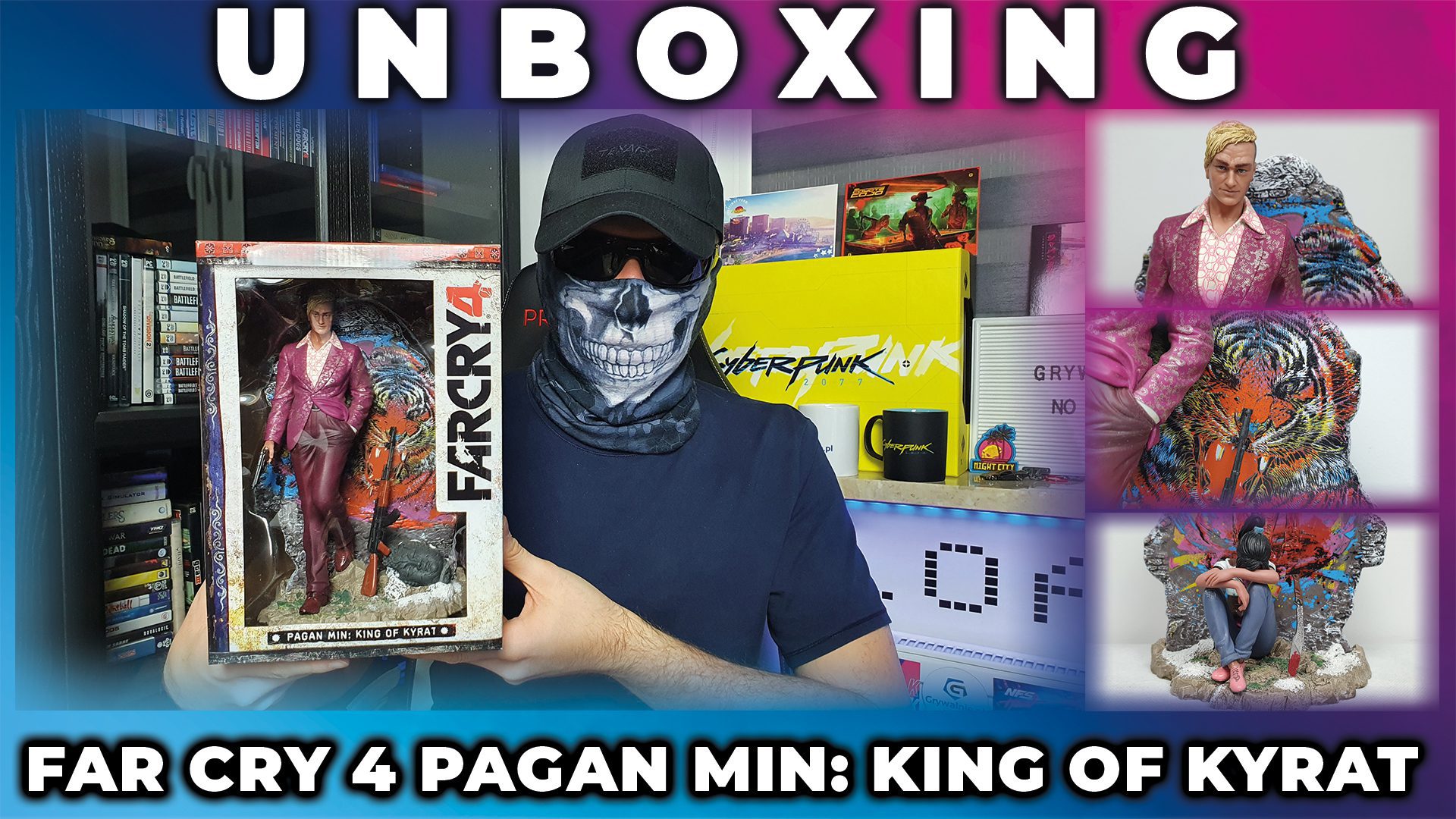 Far Cry 4 Pagan Min King Of Kyrat Figurka – Unboxing PL Far Cry 4 Pagan Min King Of Kyrat Figurka - Unboxing PL