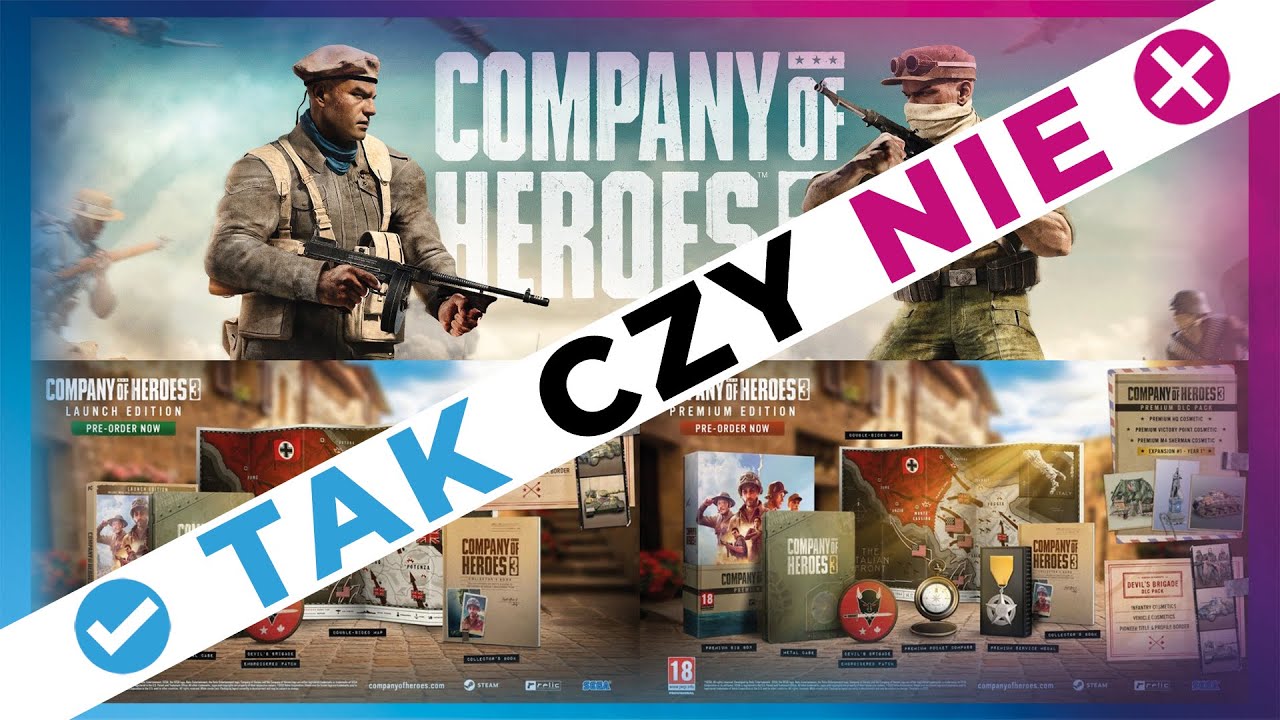 Company of Heroes 3 Wydania limitowane – TAK czy NIE