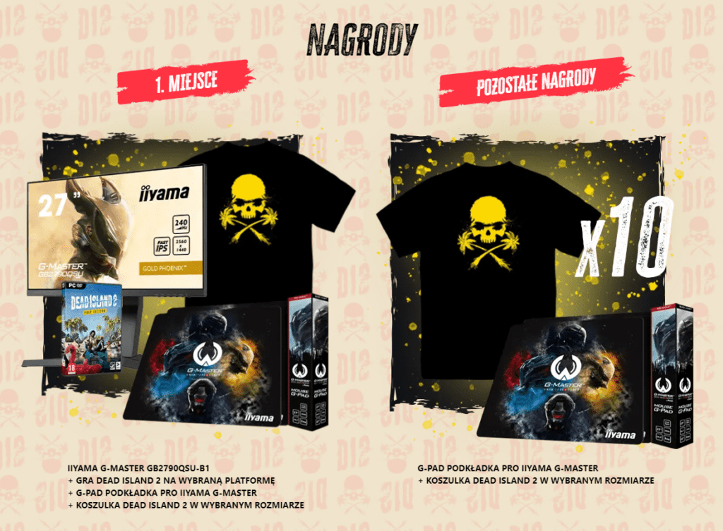 DEAD ISLAND 2 x IIYAMA - Konkurs