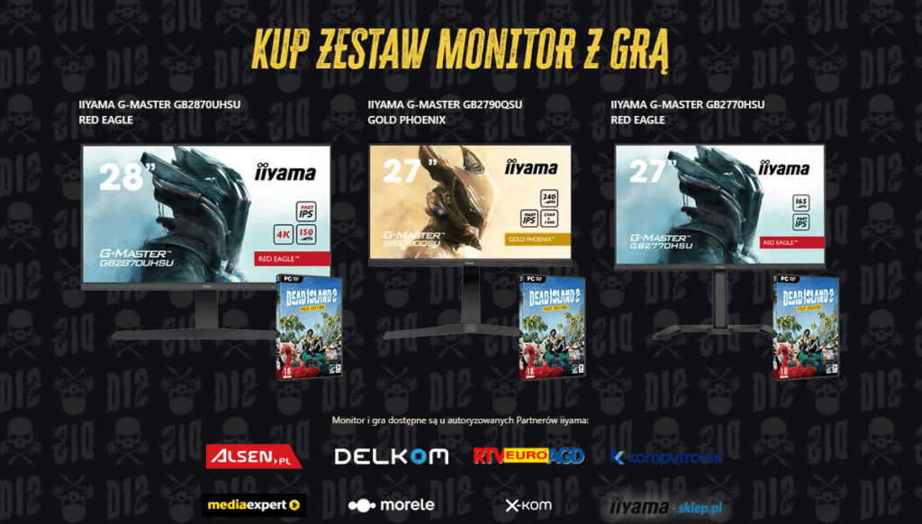 DEAD ISLAND 2 x IIYAMA - Konkurs