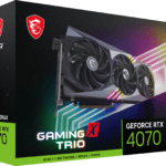 GeForce RTX™ 4070 GAMING X TRIO 12G Series box