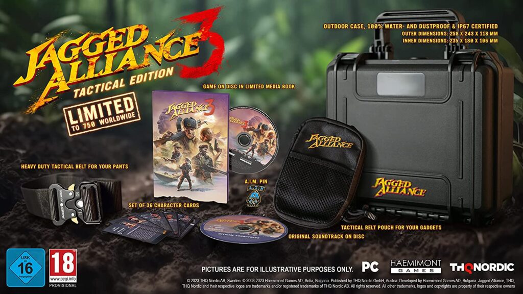 Jagged Alliance 3 Tactical Edition Edycja Kolekcjonerska Jagged Alliance 3 Tactical Edition Edycja Kolekcjonerska