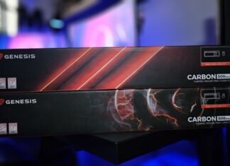 Podkładki GENESIS CARBON 500 MAXI Podkładki GENESIS CARBON 500 MAXI LOGO