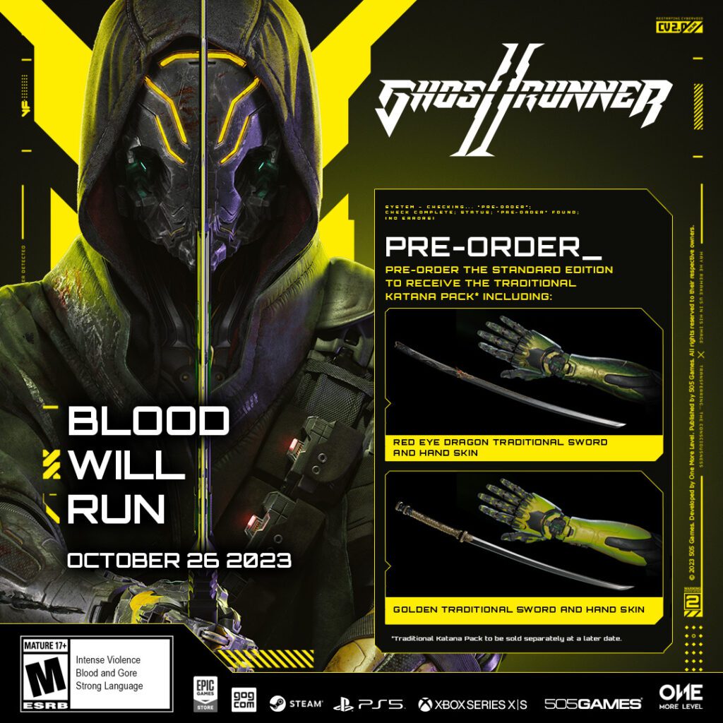 Ghostrunner 2 z data premiery 6