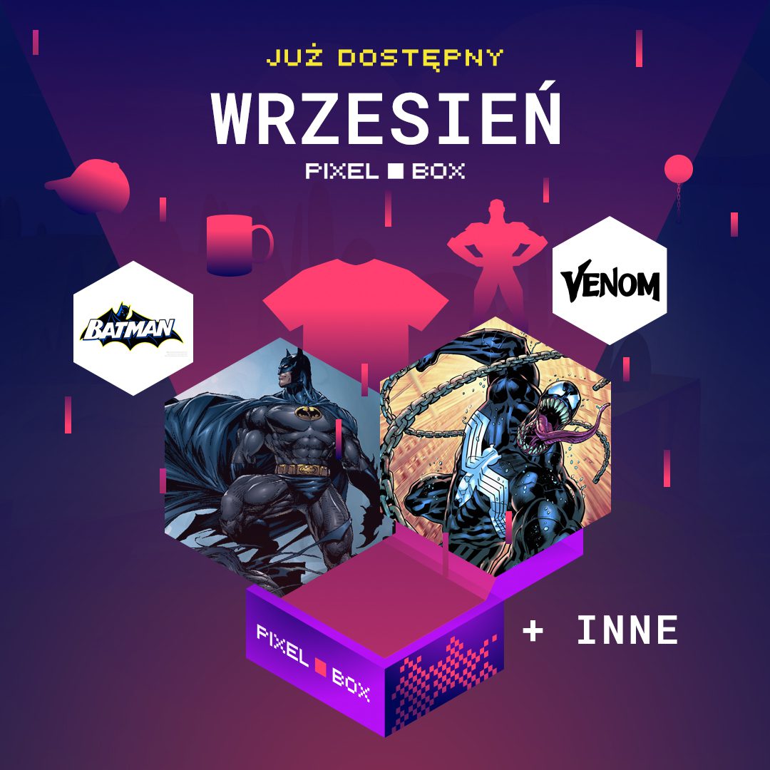 Pixel-Box wrzesień 2023 r. BATMAN x VENOM.