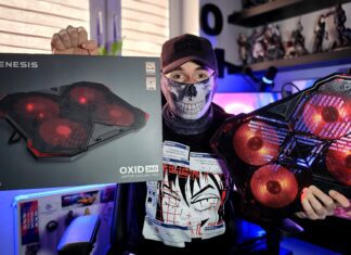 Genesis OXID 260 Podstawka chłodząca pod laptopa Genesis OXID 260 Podstawka chłodząca pod laptopa