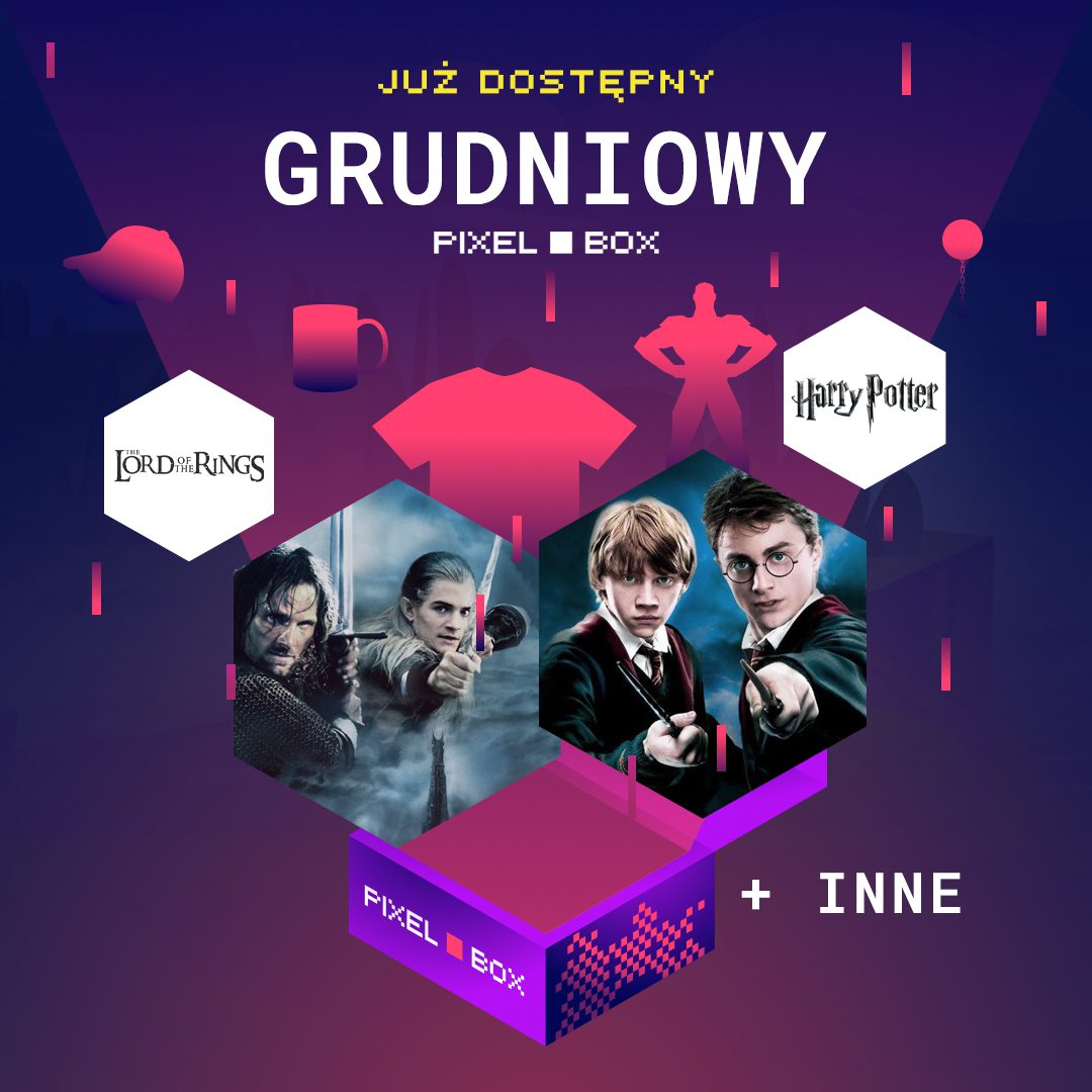 Pixel Box Grudzien 2023 – HARRY POTTER x WLADCY PIERSCIENI Pixel-Box Grudzień 2023 – HARRY POTTER x WŁADCY PIERŚCIENI