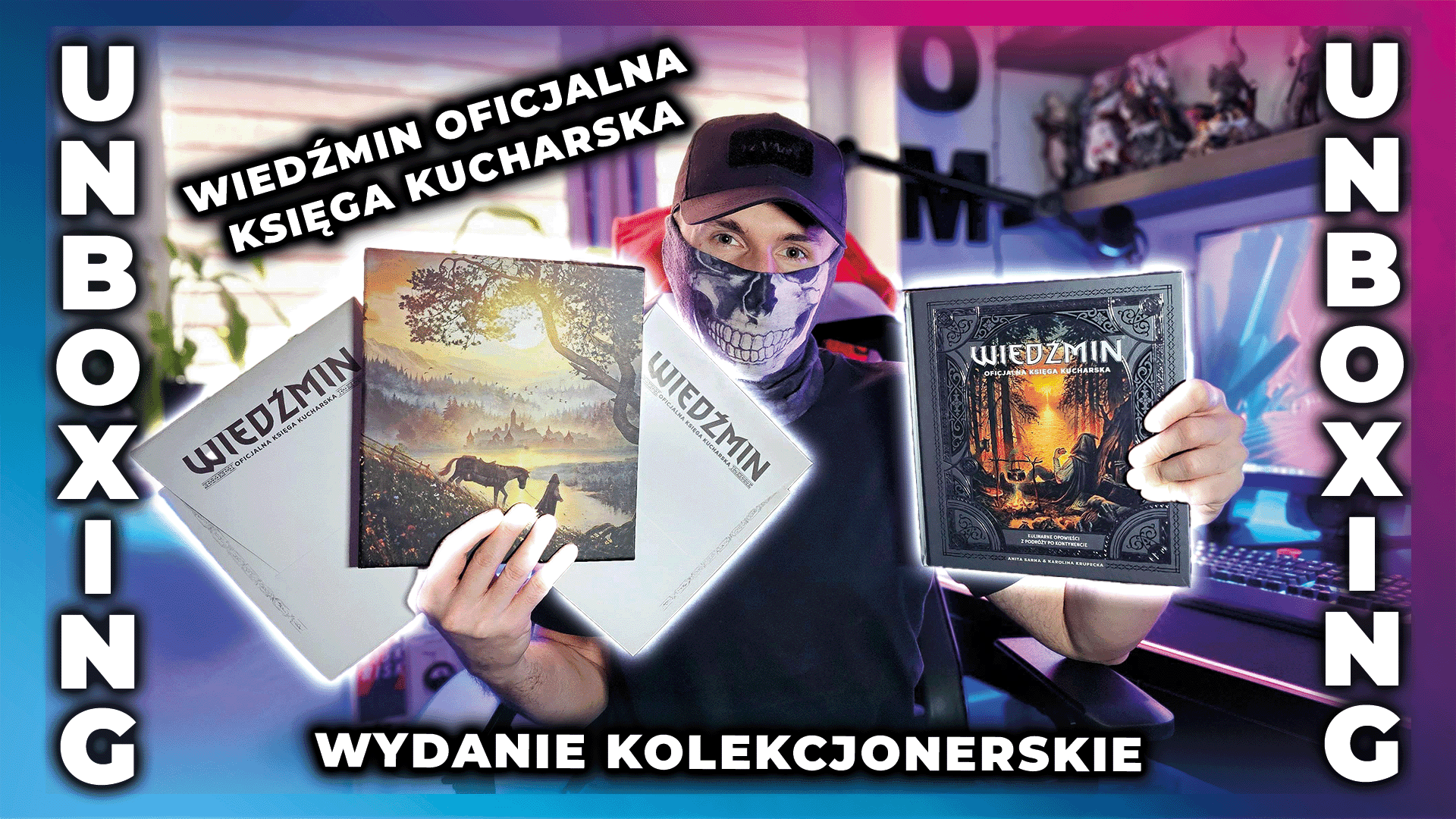 Wiedzmin_Oficjalna_ksiega_kucharska_wydanie_kolekcjonerskie_w_pudelku Wiedźmin Oficjalna Księga Kucharska Wydanie Kolekcjonerskie Unboxing