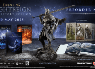Elden Ring Nightreign Edycja Kolekcjonerska (Collector’s Edition) grę na wybraną platformę figurkę Wyldera (25 cm – wykonana przez Pure Arts) SteelBook 8 kart Nightfarer artbook w twardej okładce (angielski) kod do pobrania cyfrowej ścieżki dźwiękowej