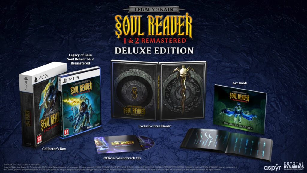 Legacy of Kain Soul Reaver 12 Remastered Edycja Deluxe Deluxe Edition Legacy of Kain Soul Reaver 1&2 Remastered Edycja Deluxe (Deluxe Edition)