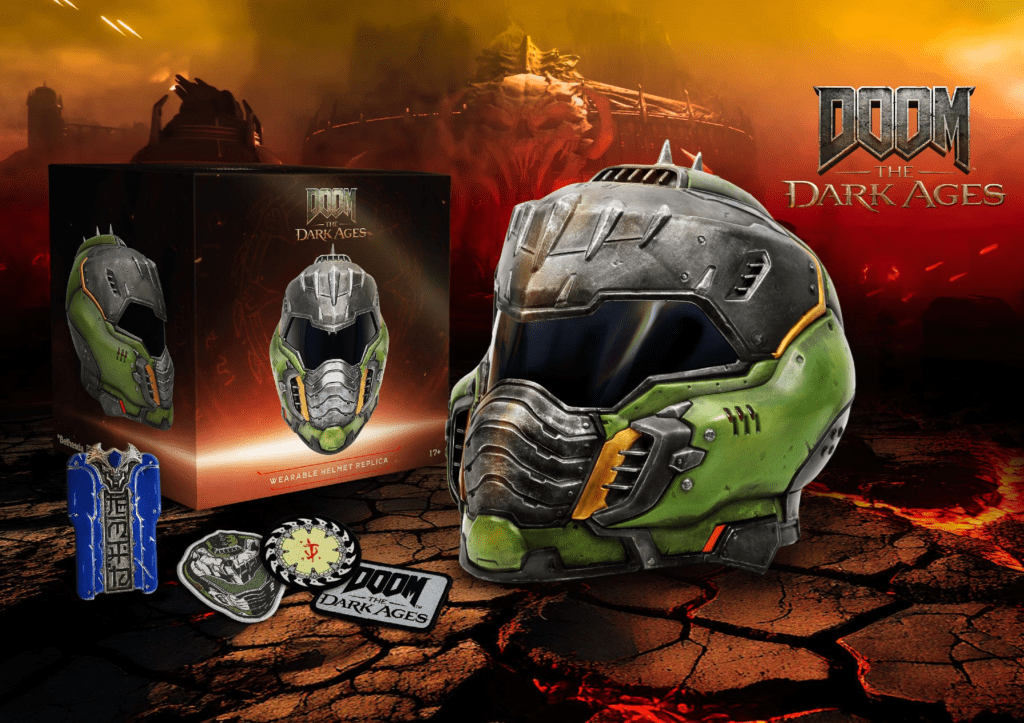 DOOM The Dark Ages Helmet Replica Bundle Replika helmu