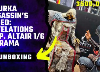 Figurka Assassin’s Creed Revelations R.I.P. Altair 1/6 Diorama – Pure Arts – Unboxing Figurka Assassin’s Creed Revelations