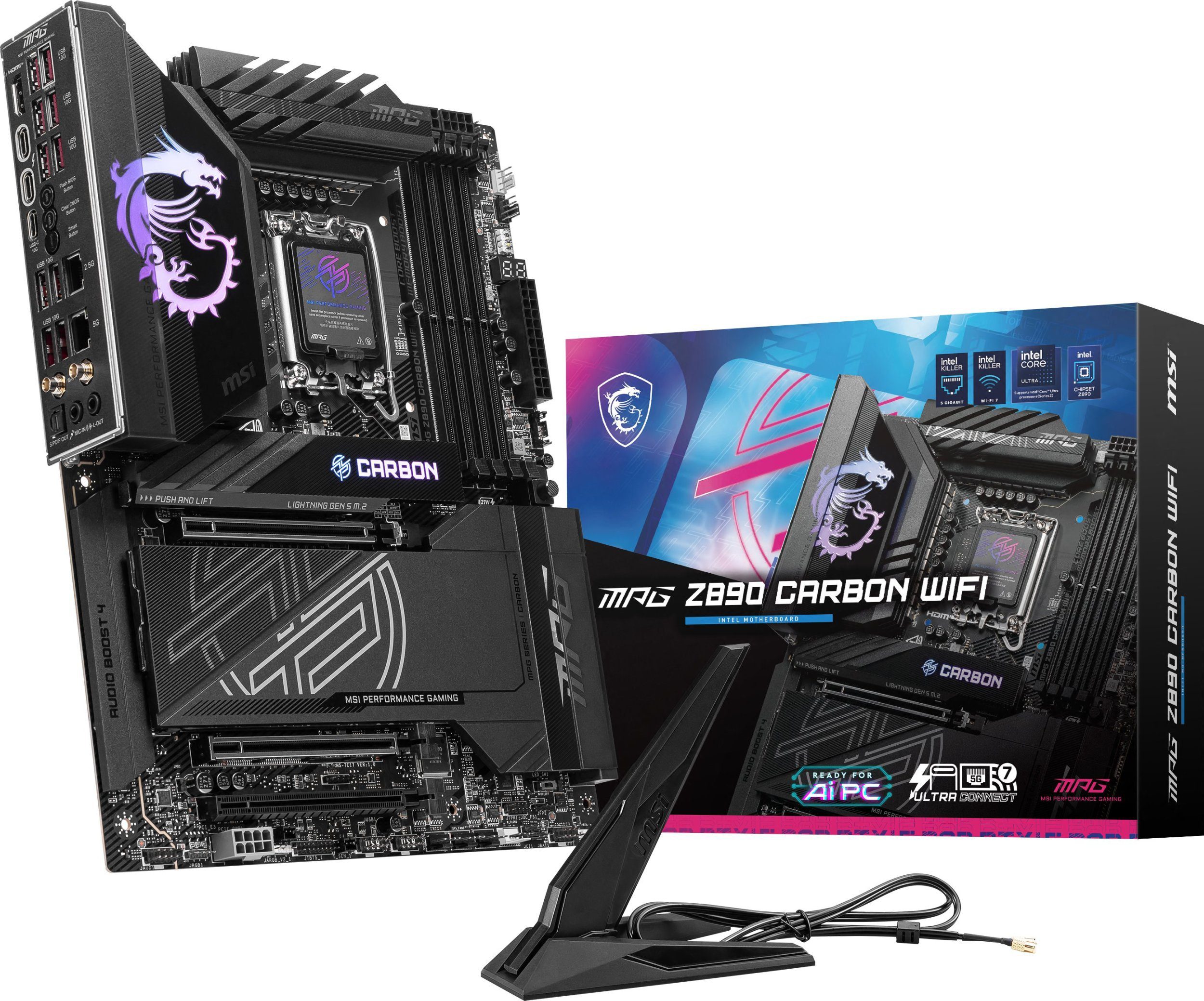 Plyta glowna MSI MPG Z890 CARBON WIFI Płyta główna MSI MPG Z890 CARBON WIFI