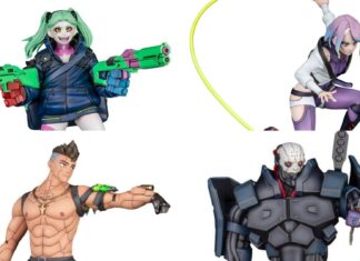 Figurki Cyberpunk Edgerunners od Dark Horse i CD PROJEKT RED